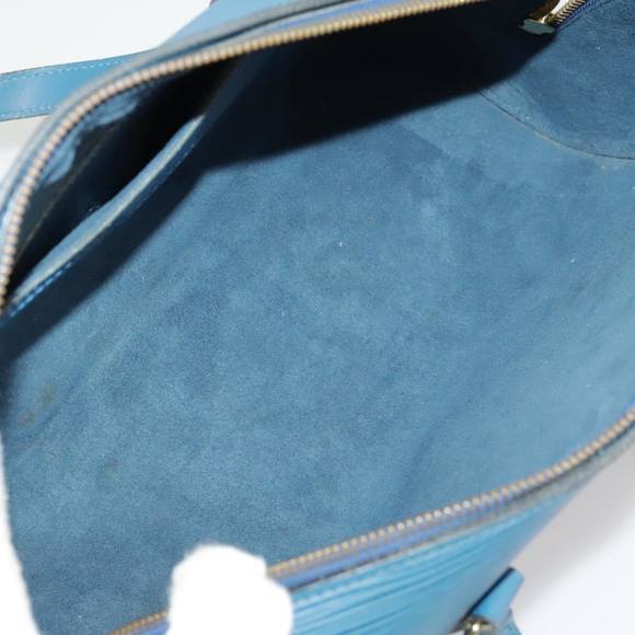 LOUIS VUITTON Epi Soufflot Hand Bag Blue M52225 LV Auth 100524 - Picture 11 of 16